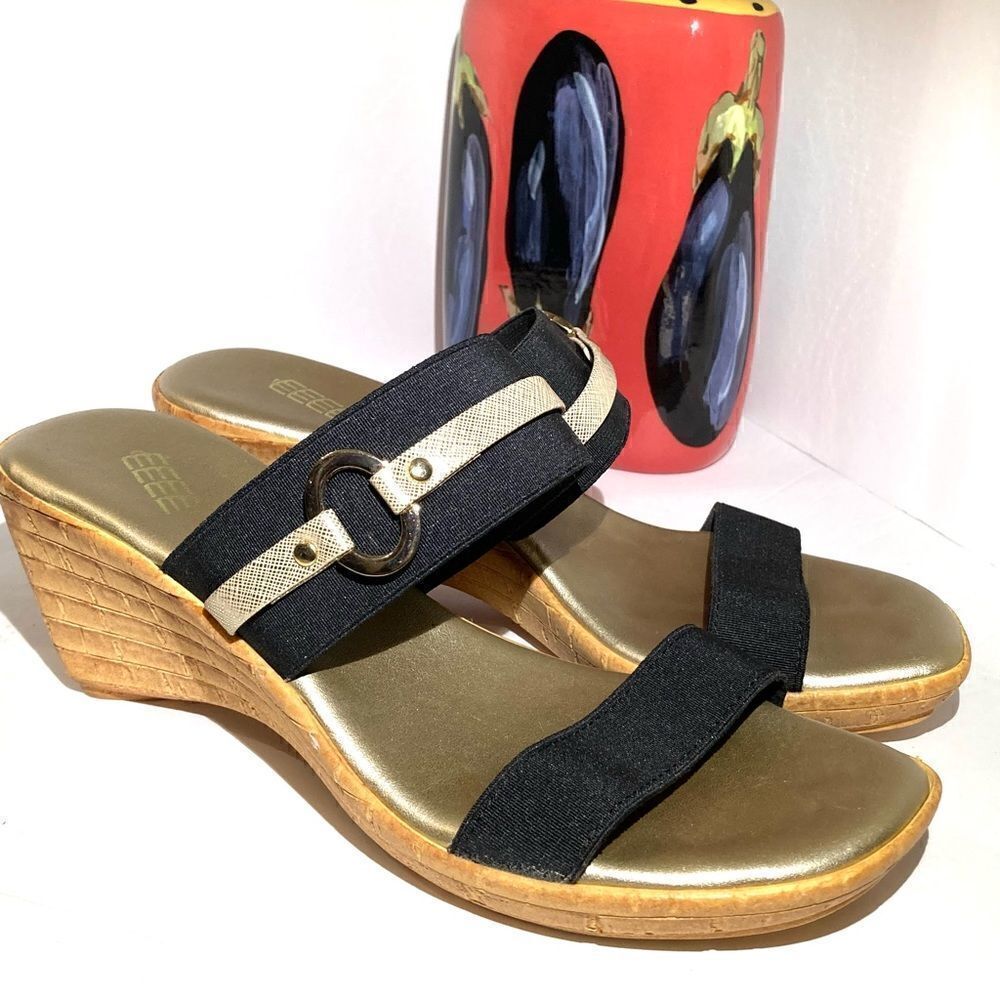 Italian Slip On Wedge Heels - Picture 5 of 11